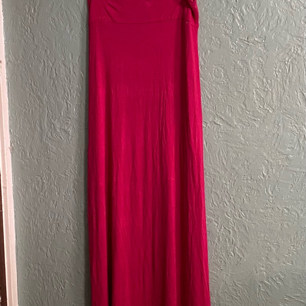 Charlotte Russe Bold Pink Maxi Skirt